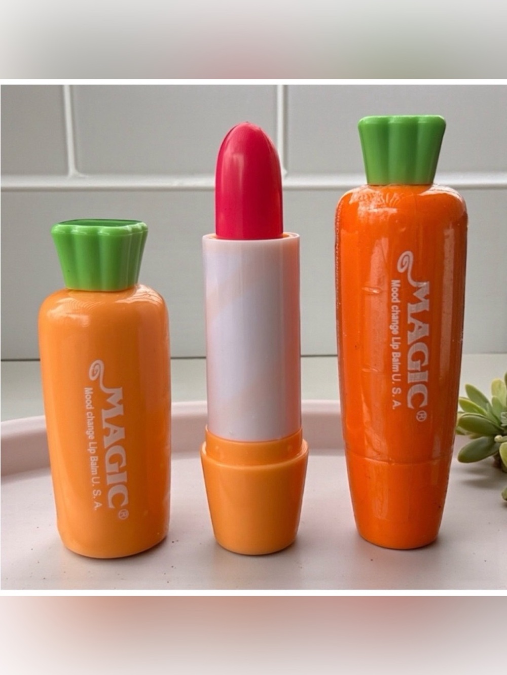 2 Magic Pink Lip Balm -Lip Hydration